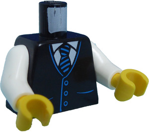 LEGO Zwart Minifiguur Torso (973 / 76382)