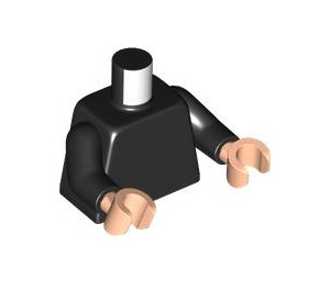 LEGO Zwart Minifiguur Torso (973 / 76382)