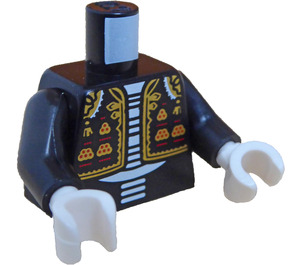LEGO Black Minifig Torso Skeleton Mariachi (973)