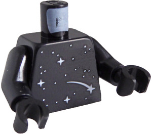 LEGO Black Minifig Torso with Stars (973)
