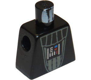 LEGO Svart Minifigur Overkropp uten armer med Darth Vader Grey (973)