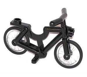 LEGO Black Minifigure Bicycle with Wheels and Tires (73537)
