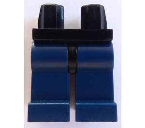 LEGO Schwarz Minifigure Hüften mit Dark Blau Beine (3815 / 73200)
