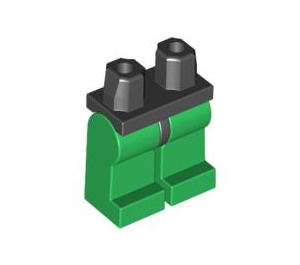 LEGO Black Minifigure Hips with Green Legs (30464 / 73200)