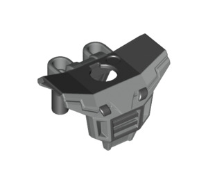 LEGO Black Minifigure Mech Armor with Gray Markings (11260 / 25377)