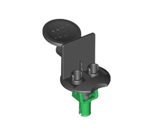 LEGO Black Minifigure Stand with Spring and Pin (30488 / 76407)