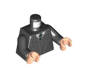 LEGO Schwarz Minister von Zauber, Cornelius Fudge Minifigur Torso (973 / 76382)