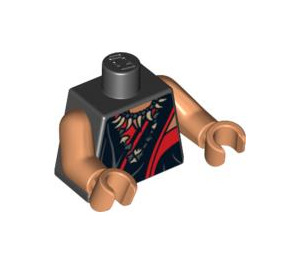 LEGO Schwarz Mola Ram Torso (973 / 76382)