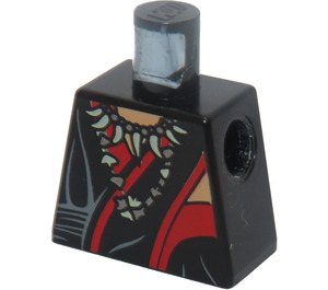 LEGO Negro Mola Ram Torso sin brazos (973)