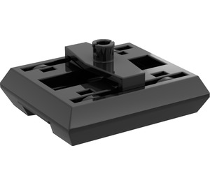 LEGO Noir Monorail Roue Châssis Bogie Assembly (Complete) (2686)