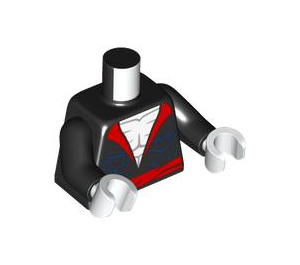 LEGO Черно Morbius минифиг Торс (973 / 76382)