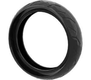 LEGO Black Motorbike Tire Ø94.3 (67140)