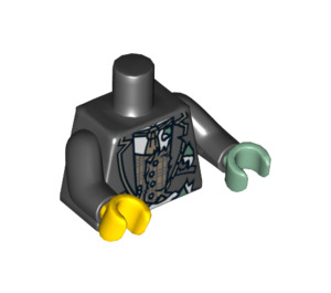 LEGO Noir Mr. Good et Evil Torse (973 / 88585)