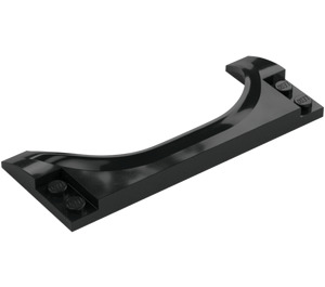 LEGO Black Mudguard 4 x 10 (80567)