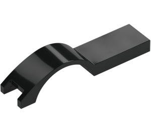 LEGO Black Mudguard Tile 1 x 4.5 (50947)