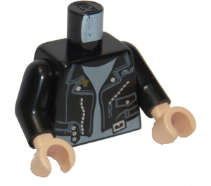 LEGO Black Mutt Williams Torso (973 / 76382)