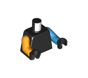 LEGO Black NED-B Minifig Torso (973 / 76382)