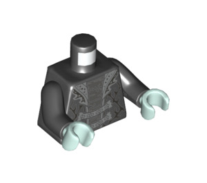 LEGO Schwarz Nehmaar Reem Minifig Torso (973 / 76382)