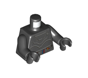 LEGO Noir NI-L8 Protocol Droid Minifig Torse (973 / 76382)