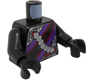 LEGO Black Nindroid Drone with Bracket Minifig Torso (973 / 76382)