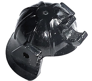 LEGO Black Ninja Helmet with Clip and Short Visor  (30175)