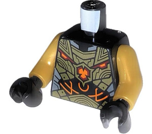 LEGO Negro Ninjago Imperium Torso (973 / 76382)