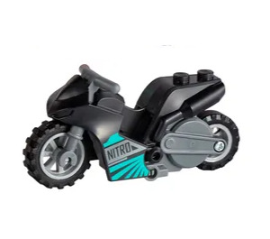 LEGO Black 'NITRO' Stuntz Flywheel Bike