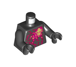 LEGO Zwart NRG Cole Torso (973 / 76382)