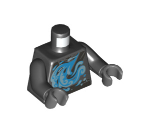 LEGO Schwarz Nya Minifigur Torso (973 / 76382)