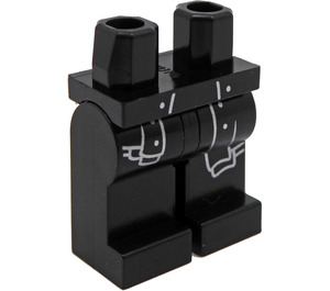 LEGO Schwarz Nymphadora Tonks Minifigure Hüften und Beine (3815 / 100051)