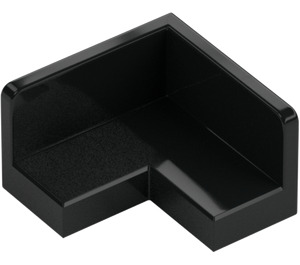 LEGO Black Panel 1 x 2 x 2 Corner with Rounded Corners (31959 / 91501)