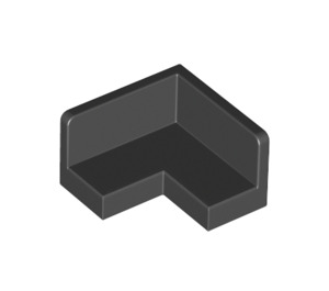 LEGO Black Panel 1 x 2 x 2 Corner with Rounded Corners (31959 / 91501)
