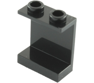 LEGO Noir Panneau 1 x 2 x 2 sans supports latéraux, tenons creux (4864 / 6268)