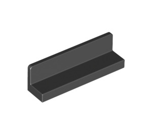 LEGO Black Panel 1 x 4 with Rounded Corners (30413 / 43337)