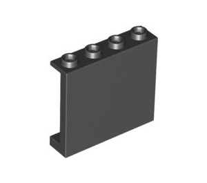 LEGO Black Panel 1 x 4 x 3 with Side Supports, Hollow Studs (35323 / 60581)
