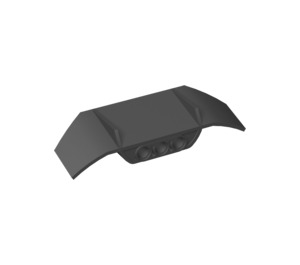 LEGO Black Panel 3 x 8 Car Spoiler (61073)