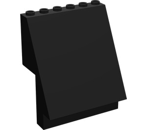 LEGO Black Panel 6 x 4 x 6 Sloped (30156)