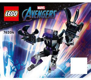 LEGO Noir Panther Mech Armor 76204 Instructions