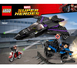 LEGO Black Panther Pursuit Set 76047 Instructions