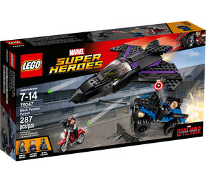 LEGO Zwart Panther Pursuit 76047 Packaging