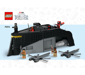 LEGO Black Panther: War on the Water 76214 Instrukce