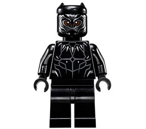 LEGO Noir Panther avec Marron Yeux Minifigurine