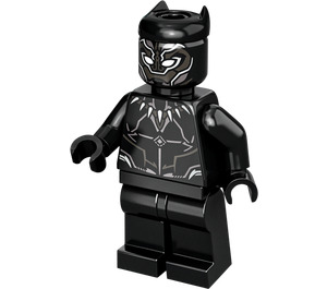 LEGO Schwarz Panther mit Weiß Augen Minifigur