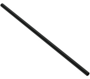 LEGO Black Plastic Hose 11.2 cm (14 Studs) (56178 / 100741)