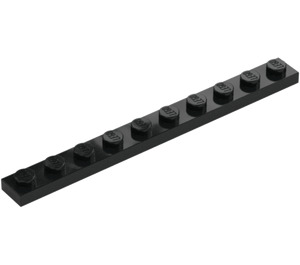 LEGO Black Plate 1 x 10 (4477)