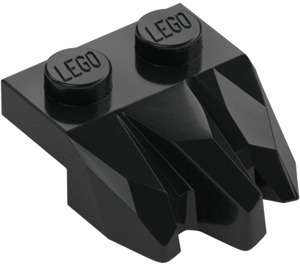 LEGO Black Plate 1 x 2 with 3 Rock Claws (27261)