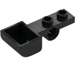 LEGO Black Plate 1 x 2 with Hole and Bucket (88289)