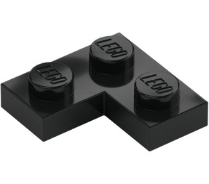 LEGO Black Plate 2 x 2 Corner (2420)