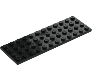 LEGO Zwart Plaat 4 x 12 (3029)