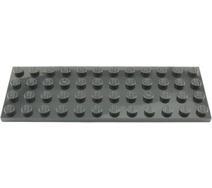 LEGO Noir assiette 4 x 12 (3029)